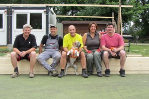 21.5.2014  Ausbau unseres Bogenplatzes