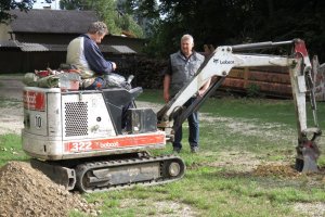 26.7.2017 Arbeiten am Bogenplatz