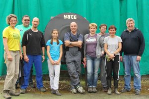 5.4.2014 Arbeiten auf den Bogenplatz